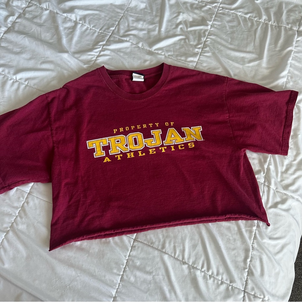 USC Trojan Athletics Cropped Gameday T-shirt